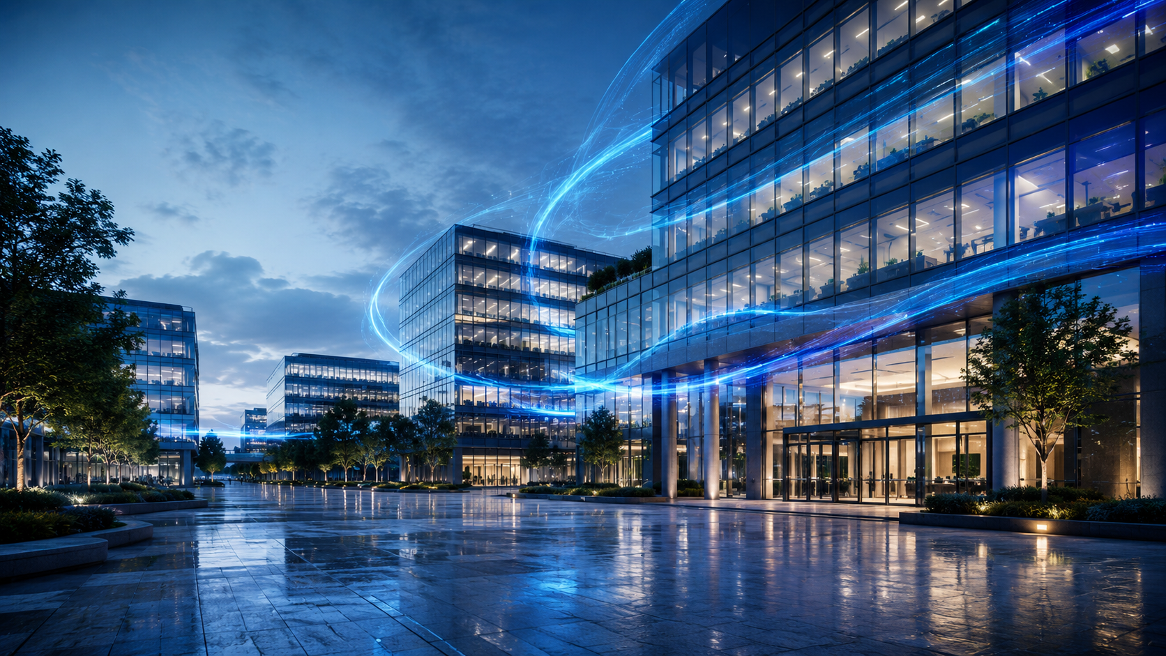 Edge Wind Tech airflow at a modern urban building