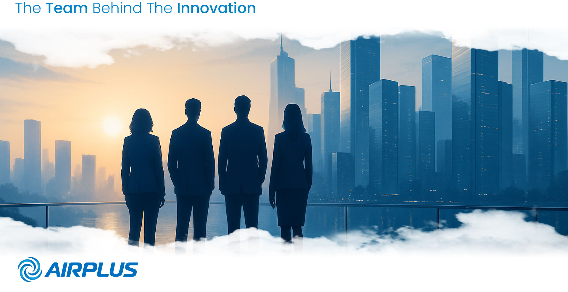 AirPlus Renewables leadership team in a modern office setting