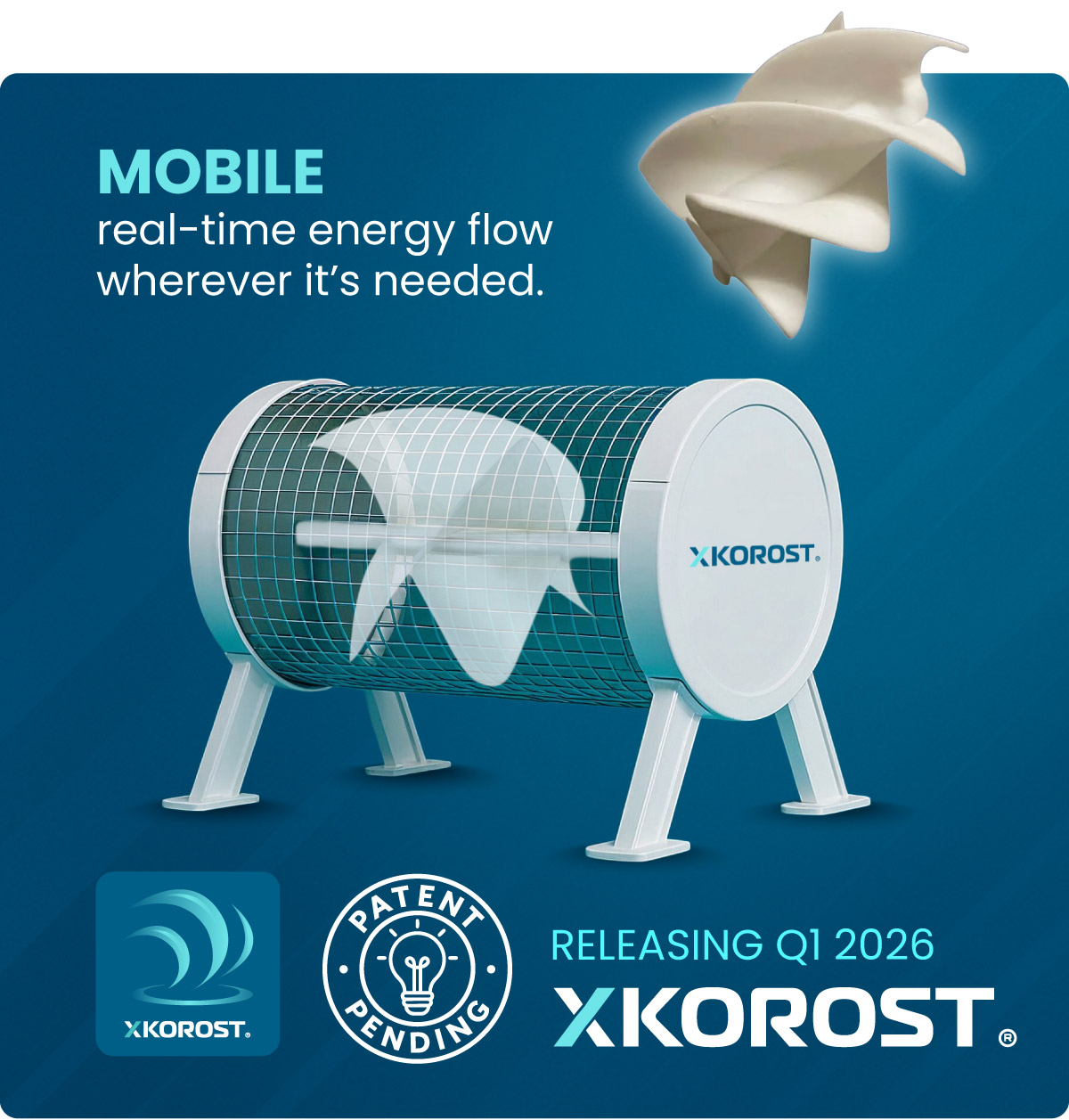 XKOROST Mobile Wind Unit